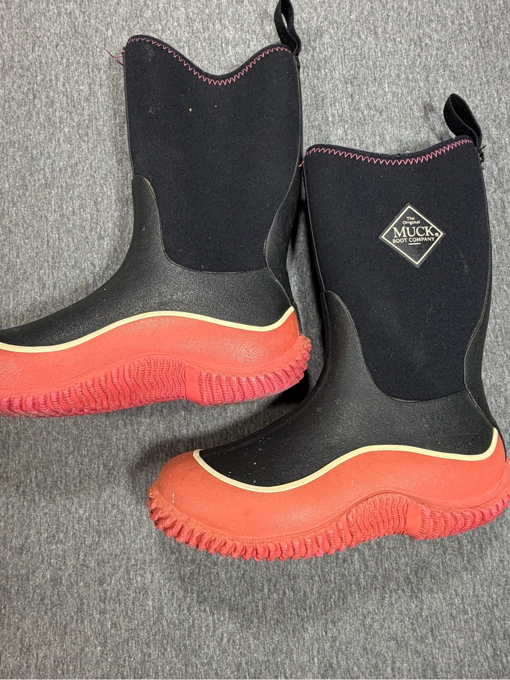 Kids Size 2 Chore Muck Boots - The Original Muck Boot Co Rubber Neoprene